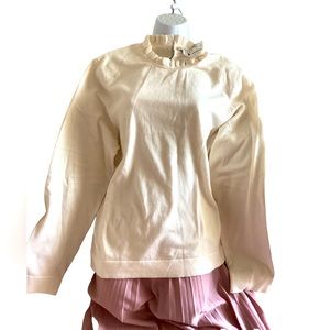 JCrew Raffled Neck Sweater XL